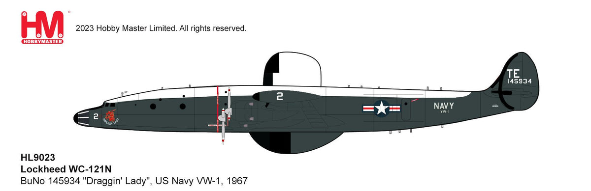Hobby Master HL9023 1:200 US Navy WC - 121N "Draggin' Lady"