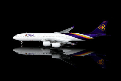 HX Models A530107F 1:400 Thai Airways Airbus A340-500"Flaps Down" HS-TLB