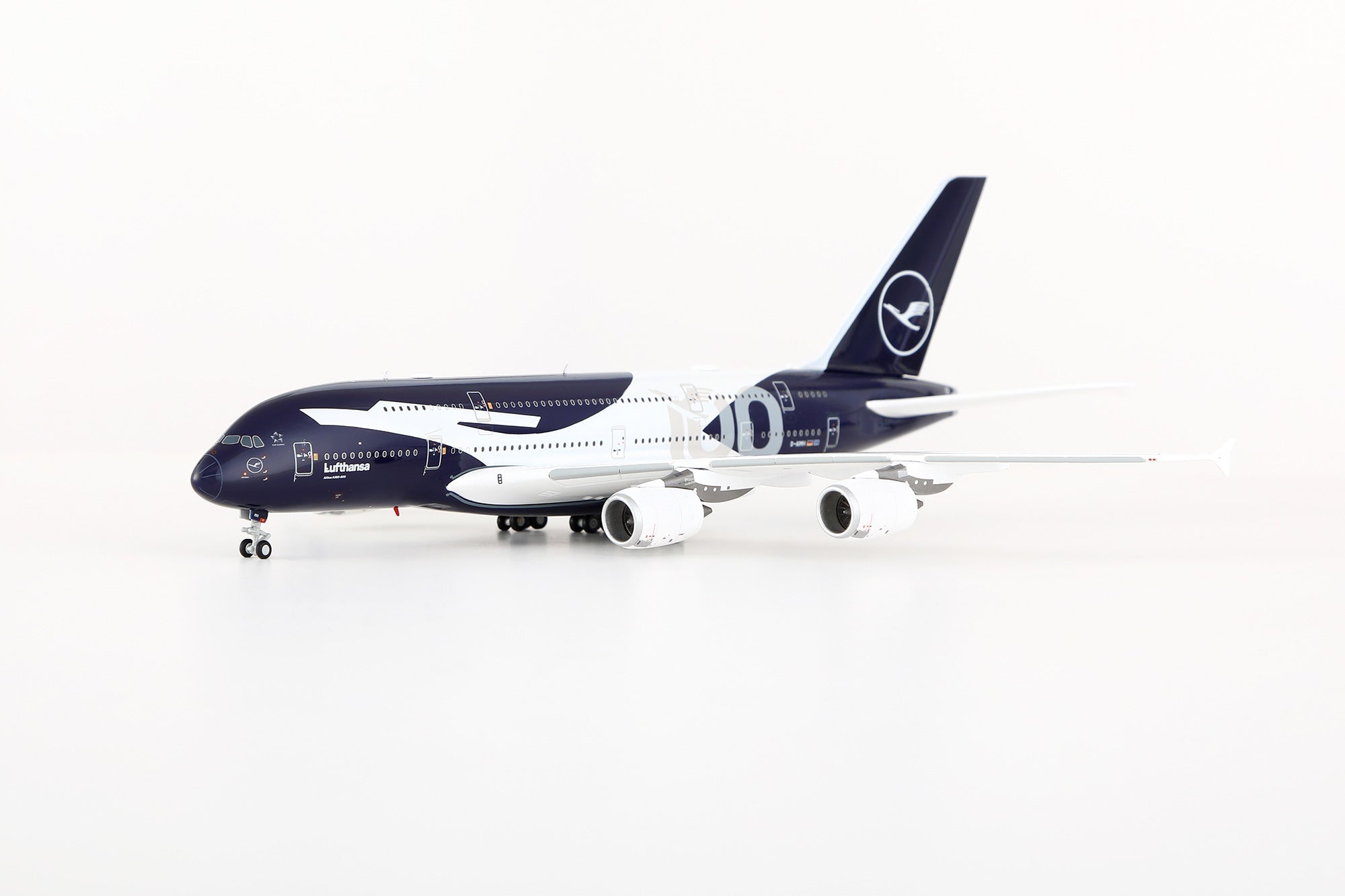 HX Models A580901 1:400 Lufthansa A380 D-AIMH 100th Anniversary