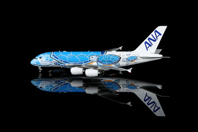 HX Models A582301F 1:400 ANA A380 "Flying Honu-Lani(Blue Turtle)"Flaps Down" JA381A