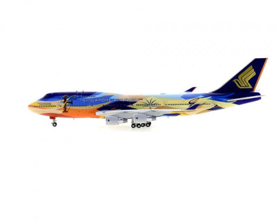 HX Models B615301 1:400 Singapore Airlines Boeing 747 - 400 9V - SPL "Tropical" Standard Version