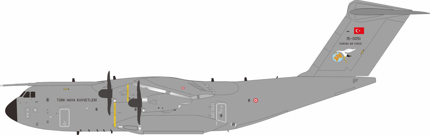 Pre-Order InFlight200 IF400HVK0726 1:200 Turkey - Air Force Airbus A400M Atlas Reg.: 15-0051