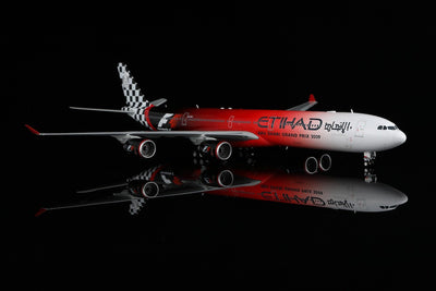 Pre-Order SQ Wings L2165 1:200 Etihad Airways Airbus A340-600 A6-EHJ "ABU DHABI GRAND PRIX 2009"