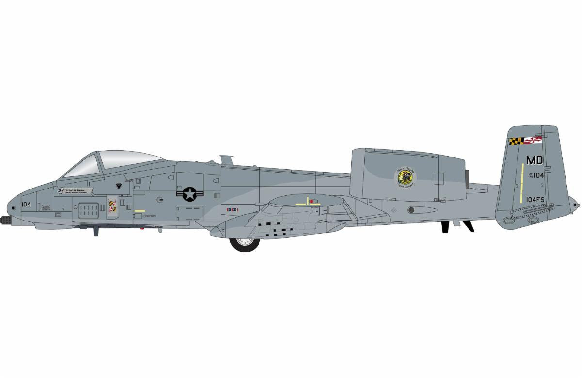 Pre-Order Hobby Master HA1343 1:72 A-10C "Maryland Farewell" 79-0104, 104 FS, Maryland ANG, Sept 2025