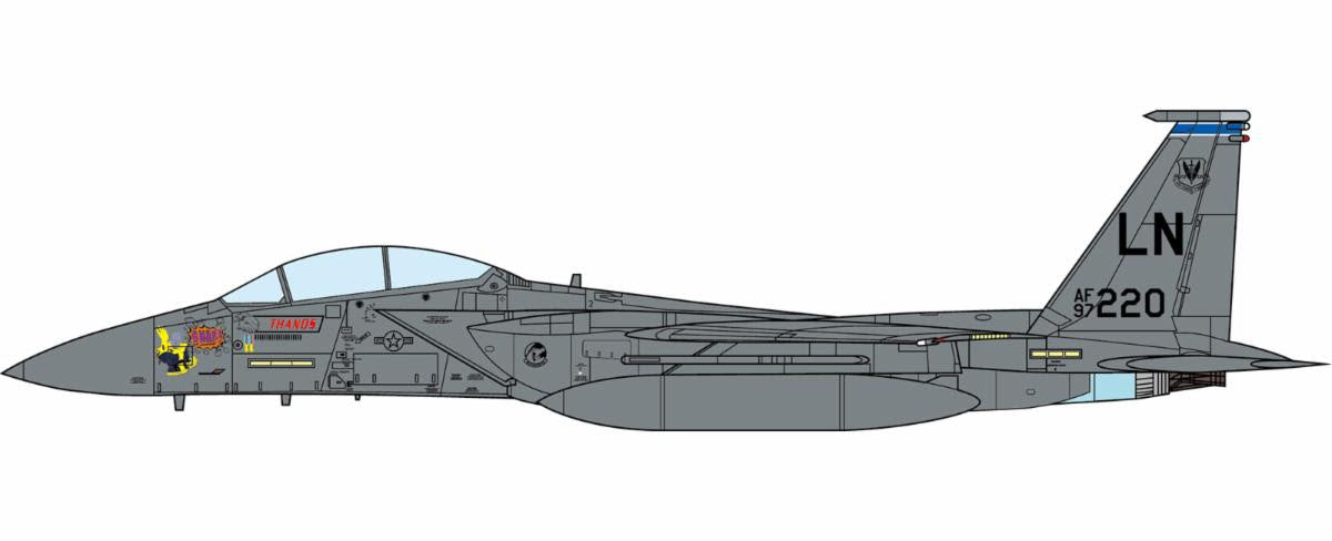 Pre-Order JC Wings Military JCW-72-F15-035 1:72 F-15E Strike Eagle U.S. Air Force, 492nd Fighter Squadron, Operation Inherent Resolve, 2020
