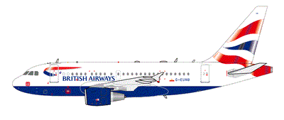 Pre-Order ARD200 ARDBA205 1:200 British Airways Airbus ACJ318 (A318-112/CJ) G-EUNB