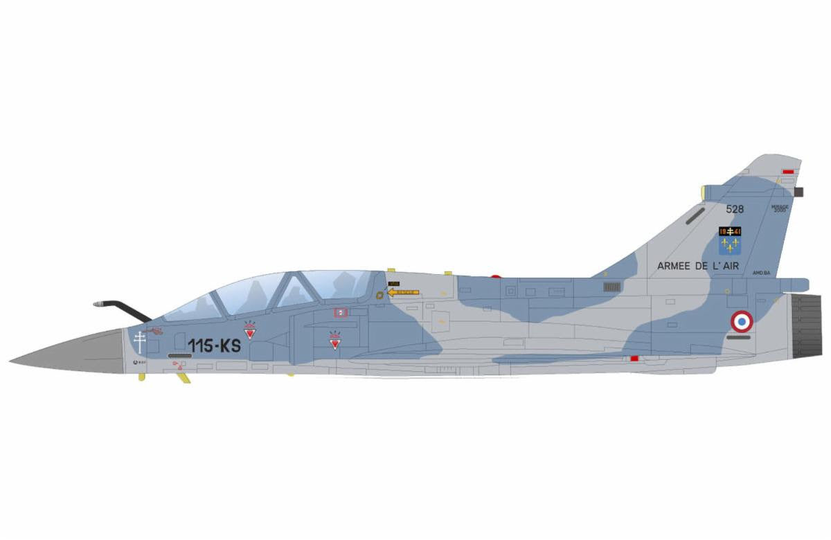 Pre-Order Hobby Master HA1656 1:72 Mirage 2000B 115-KS, EC 2/5, Fairford, RIAT 2010