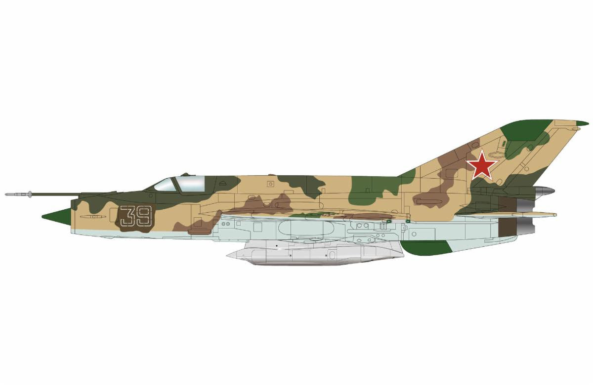 Pre-Order Hobby Master HA0005 1:72 MIG-21R 39, 263rd Recon. Air Sqn., Soviet Air Force, Afghanistan 1981
