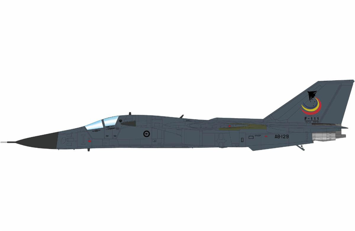 Pre-Order Hobby Master HA3036 1:72 F-111C Aardvark "Farewell scheme" A8-129, No.1 Sqn., RAAF, Dec 2010