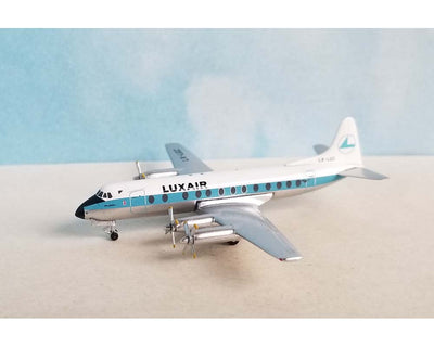 Aero Classics AC411463 1:400 Luxair Viscount 800 LX-LGC