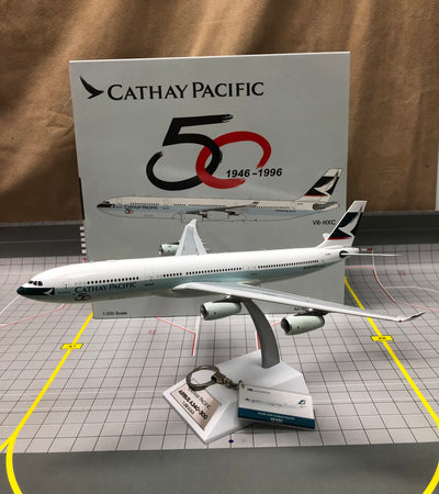 WB Models WB - A340 - 3 - 012 1:200 Cathay Pacific Airbus A340 - 313