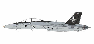 Pre-Order JC Wings Military JCW-72-F18-022 1:72 F/A-18F Super Hornet U.S. NAVY VFA-103 Jolly Rogers, 70th Anniversary Edition, 2013