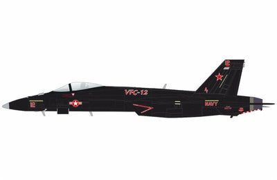 Pre-Order Hobby Master HA5147 1:72 F/A-18E "Black Aggressor" 00/165781, VFC-12, 2025