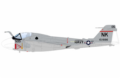 Pre-Order Hobby Master HC1004 1:72 A-6E Intruder "Devil 505" 151686, VA-196, USS Independence