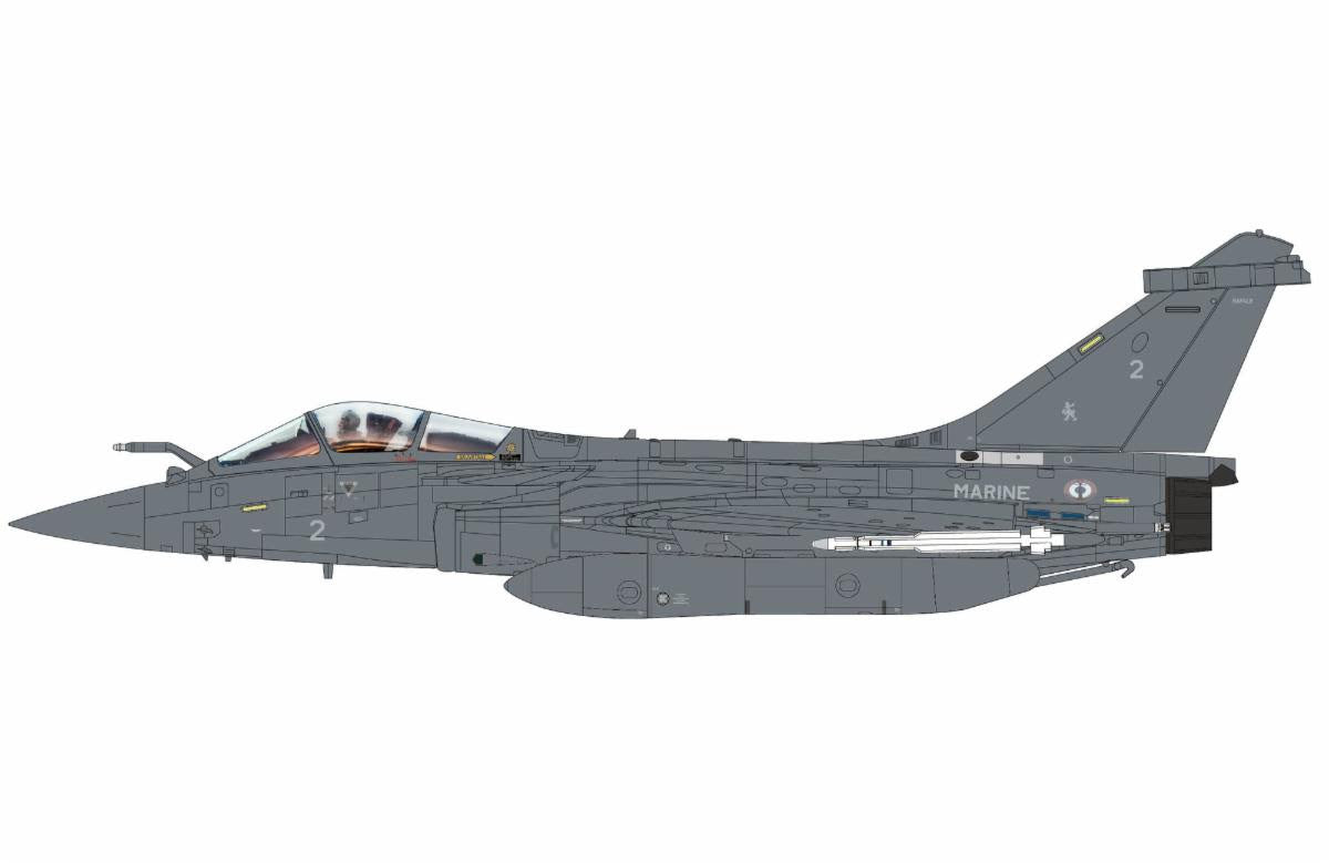 Pre-Order Hobby Master HA9621 1:72 Rafale M No. 2, 12F, French Navy