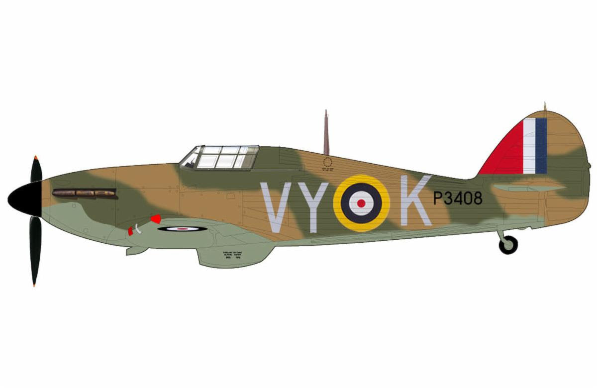 Pre-Order Hobby Master HA8615 1:48 Hawker Hurricane Mk.I "Battle of Britain" flown by F/L Geoffrey "Sammy" Allard, No .85 Sqn., RAF, July-Aug. 1940