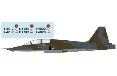 Pre-Order Hobby Master HA33019 1:72 NF-5B Freedom Fighter 314 Sqn., Netherlands AF, 1980s (w/decal of 314 sqn. for 4017, 4019, 4020)