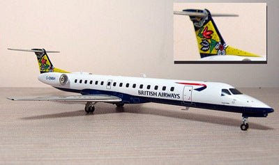 Inflight IF145007 1:200 British Airways ERJ - 145EU "Sweden Utopia" G - EMBH