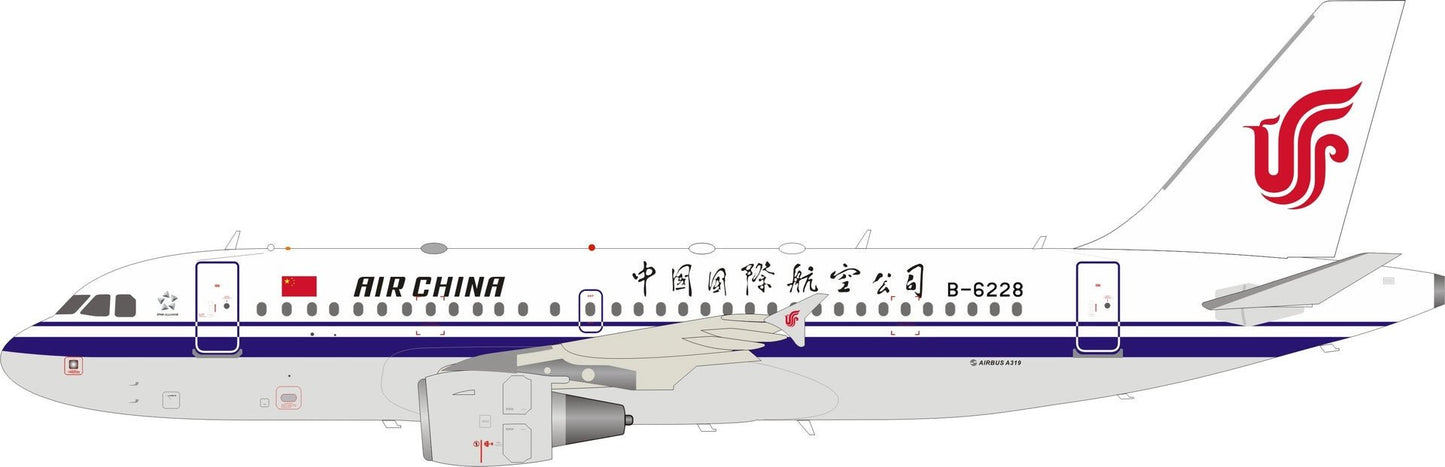 Inflight IF319CA001 1:200 A319 Air China B - 6228