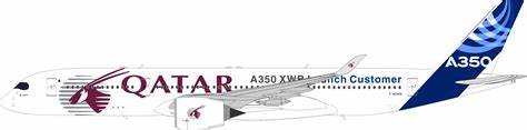 Inflight IF3500514D 1:200 Airbus A350 - 900 Airbus House livery/Qatar Airways F - WZNW "A350 XWB Launch Customer"