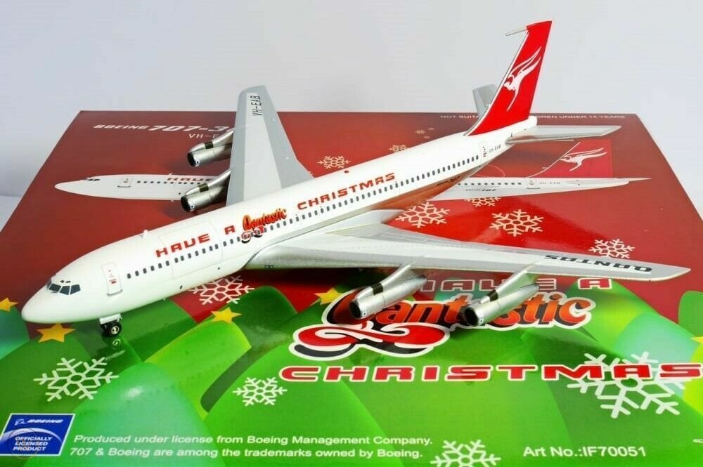 InFlight IF70051 1:200 Have a Qantastic Christmas Boeing 707 - 300 VH - EAB