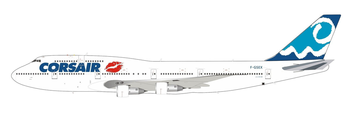 InFlight IF743SEX0619 1:200 Corsair Boeing 747 - 300 F - GSEX "Lips livery"