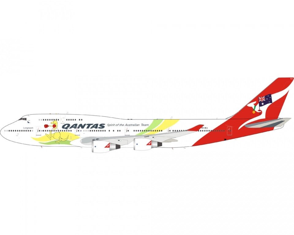 *InFlight IF744QFA2016 1:200 Qantas Boeing 747 - 400 Olympic 2016 Livery VH - OEJ