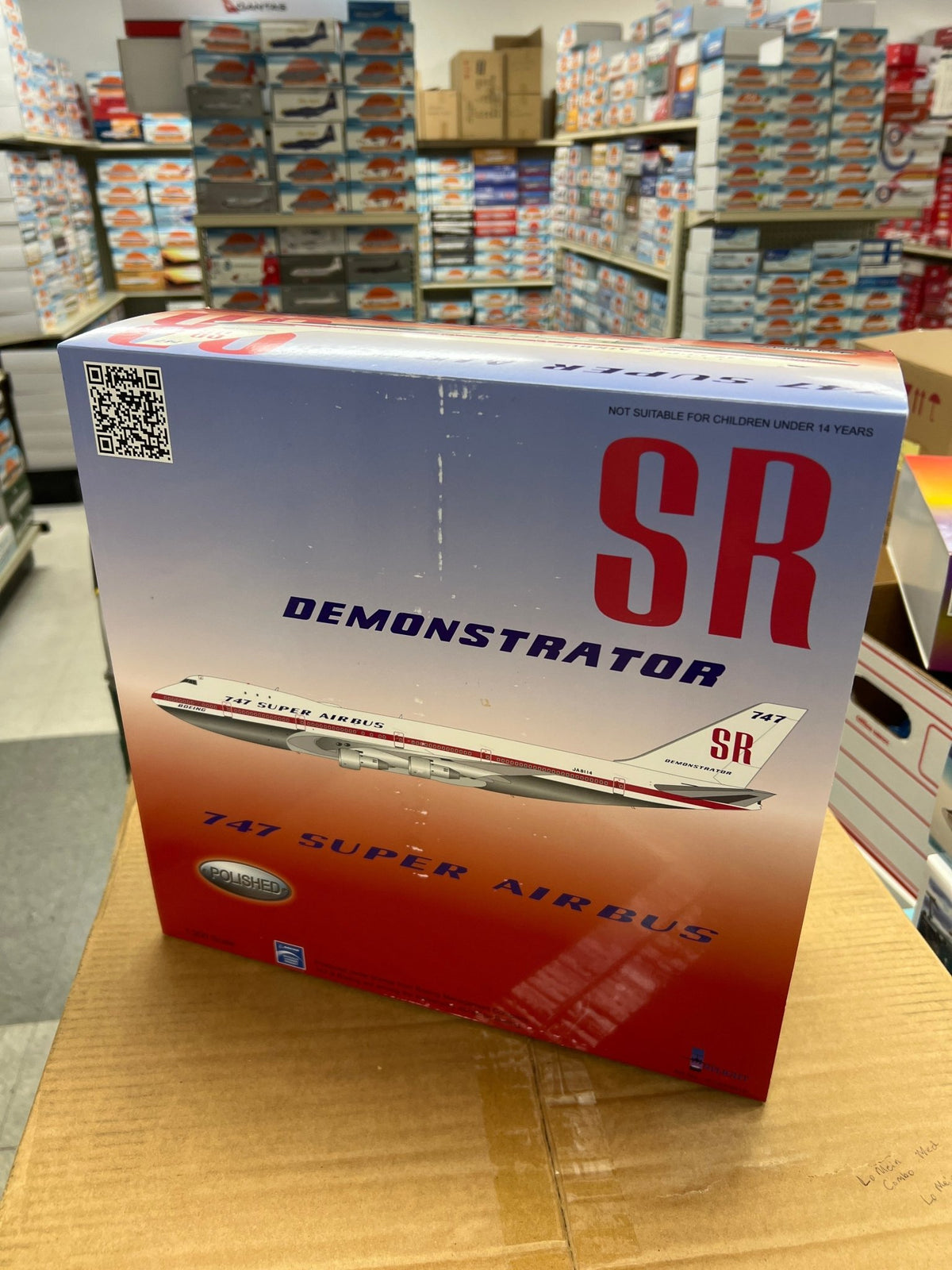 InFlight IF74SR01P 1:200 Demonstrator Boeing 747 - 100 JA8114 Super Airbus **Sleeve is shelf worn
