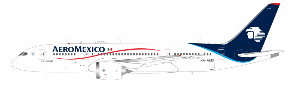 *Inflight IF788AM1223 1:200 AeroMexico Boeing 787 - 8 Dreamliner XA - AMX