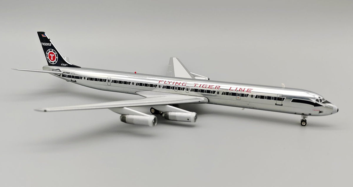 InFlight IF863FT1024PR 1:200 Flying Tigers McDonnell Douglas DC - 8 - 63CF N780FT