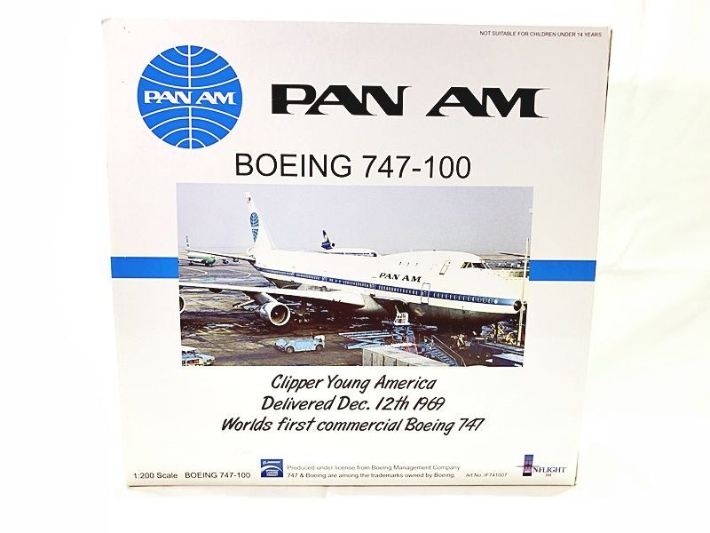 *Inflight200 IF741007 1:200 Pan Am Boeing 747 - 100 N733PA