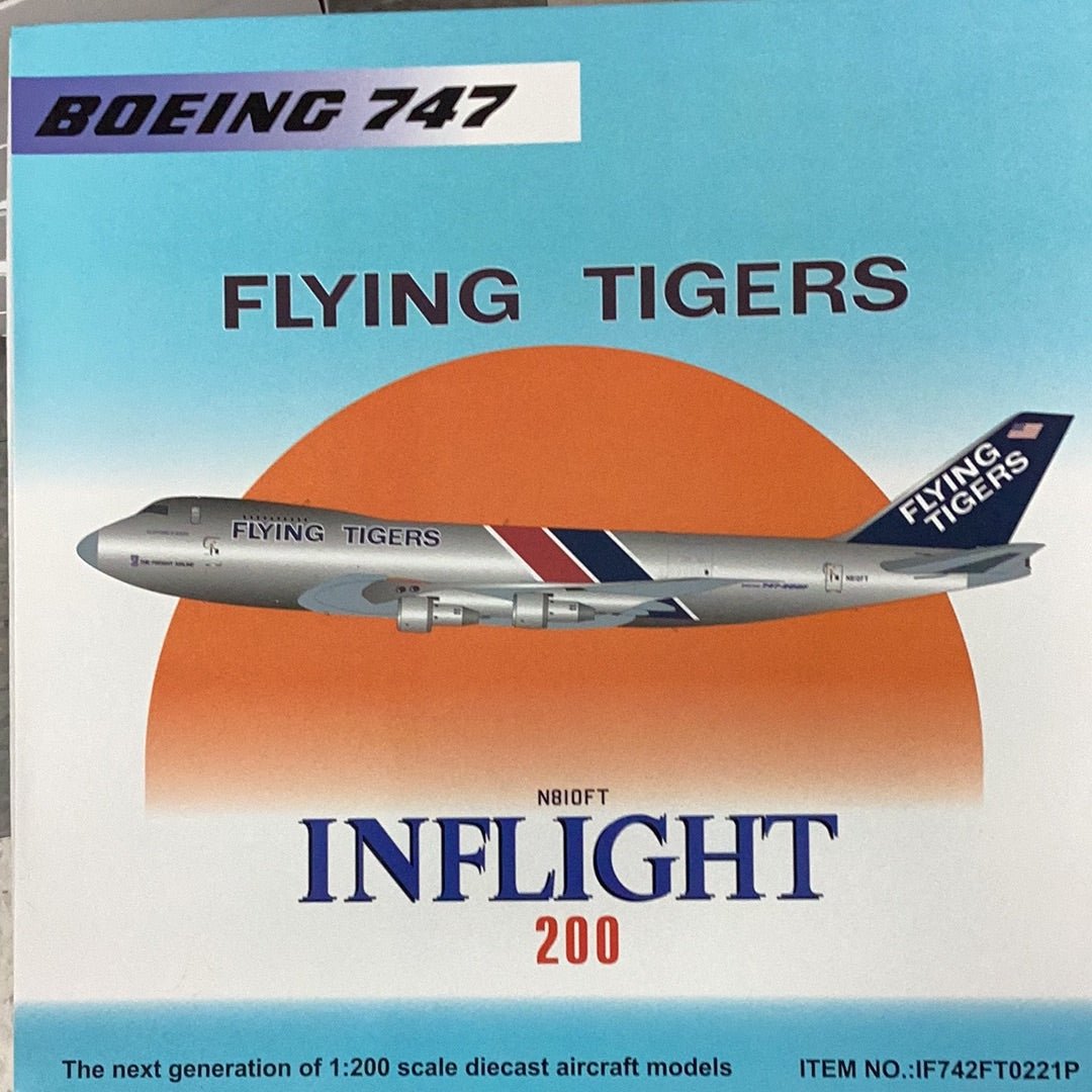 *InFlight200 IF742FT0221P Flying Tigers 747 - 200