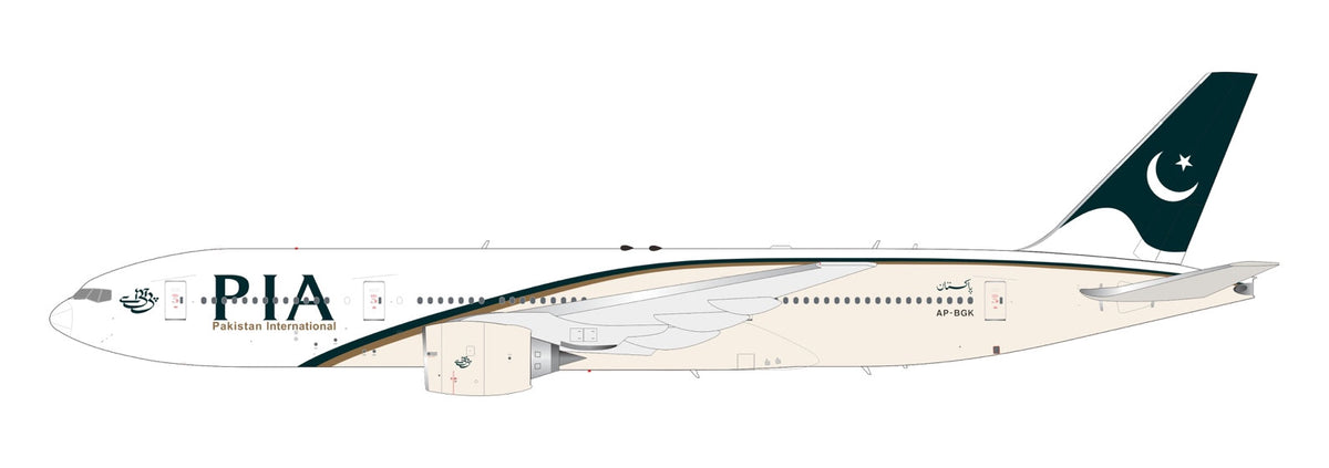 InFlight200 1:200 scale Pakistan International Airlines - PIA Boeing 777-240/ER AP-BGK diecast model airplane