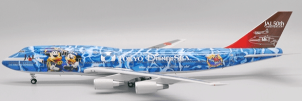 JC Wings BBOX2531 1:200 Japan Airlines Boeing 747 - 400D "Tokyo Disney Sea" Reg: JA8905