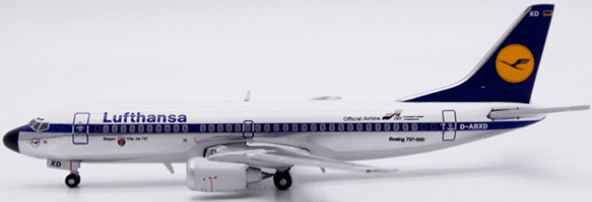 JC Wings EW4733003 1:400 Lufthansa Boeing 737 - 300 "Official Airline 88""Polished" Reg: D - ABXD
