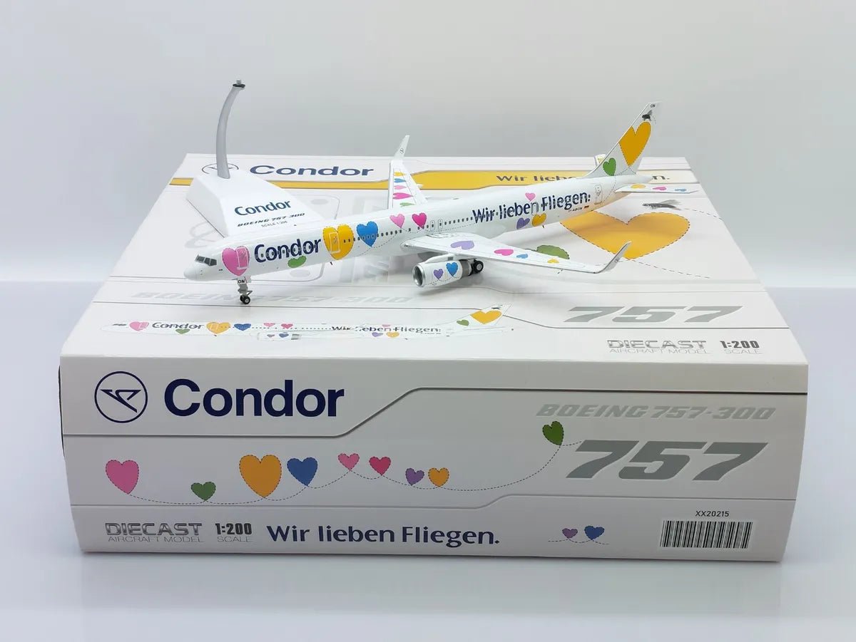 JC Wings JC2CFG0215 1:200 Condor Boeing 757 - 300 D - ABON "Wir lieben Fliegen"