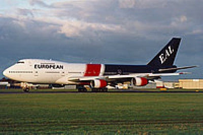 Jc Wings JC2EAF015 1:200 European Air Charter Boeing 747 - 200