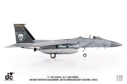 JC Wings JCW - 72 - F15 - 023 1:72 F - 15C Eagle USAF 493rd FS, F - 15 in Europe 45th Anniversary 2022