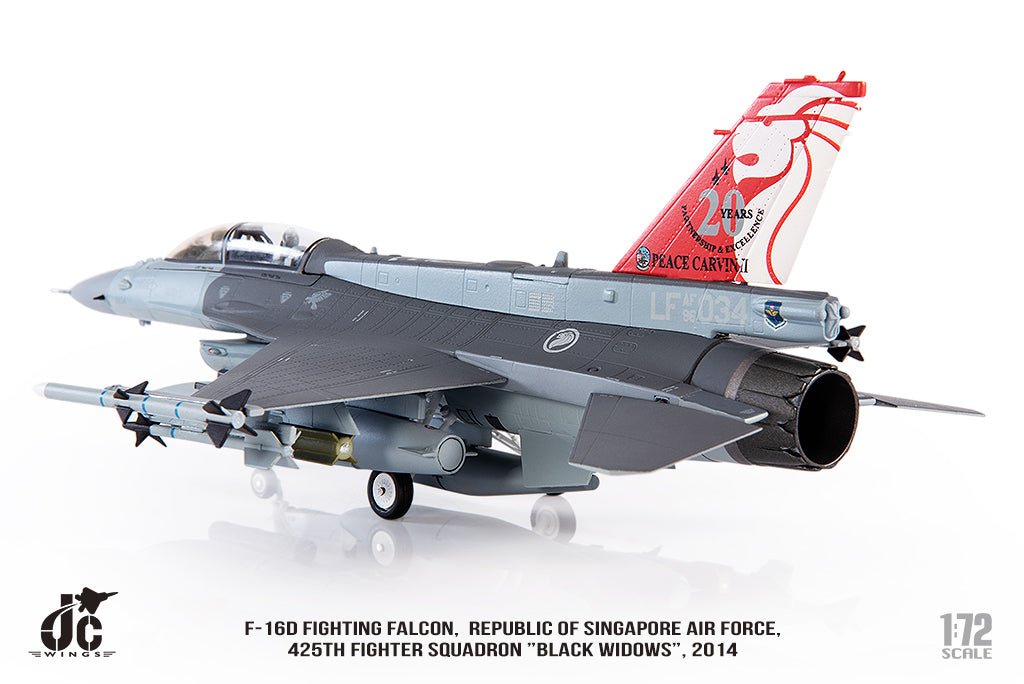 JC Wings JCW - 72 - F16 - 015 1:72 F - 16D Fighting Falcon - Republic of Singapore Air Force, 425th Fighter