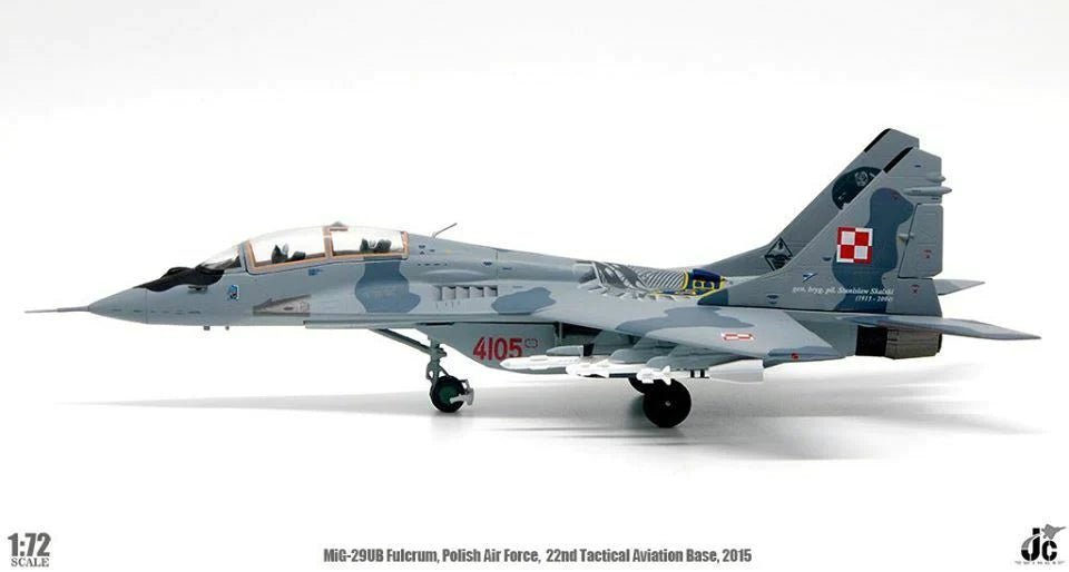 JC Wings JCW - 72 - MG29 - 007 MIG - 29UB Fulcrum Polish air Force 22nd Tactical Aviation Base