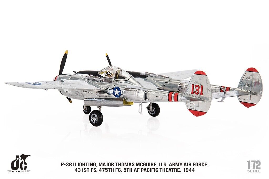 JC Wings JCW - 72 - P38 - 002 1:72 P - 38J Lighting USAAC 431st FS 1944 Major Thomas McGuire