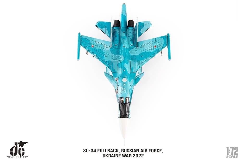 JC Wings JCW - 72 - SU34 - 008 1:72 SU - 34 Fullback Russian Air Force, Ukraine War, 2022