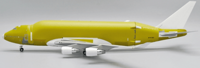 JC Wings LH2165A 1:200 Boeing Company Boeing 747 - 400LCF "Bare Metal" Flaps Down
