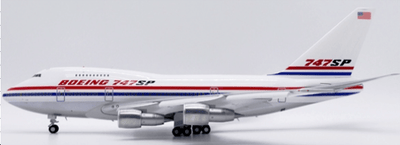 JC Wings LH2458 1:200 Boeing House Color 747SP "Polished" N747SP
