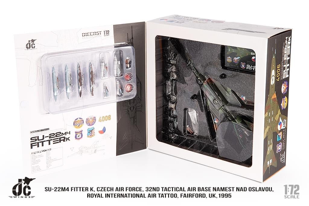 JC Wings Military JCW - 72 - SU20 - 005 1:72 SU - 22M4 Fitter K Czech Air Force, 32nd Tactical Air Base Royal International Air Tattoo