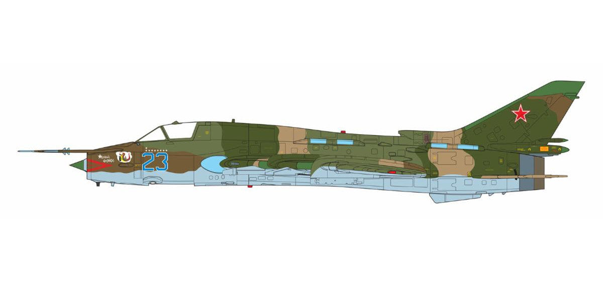 JC Wings Military 1:72 scale SU-17M4 Fitter K Soviet Air Force, 274th APIB (Fighter Bomber Air Regiment), Afghanistan, 1988 d