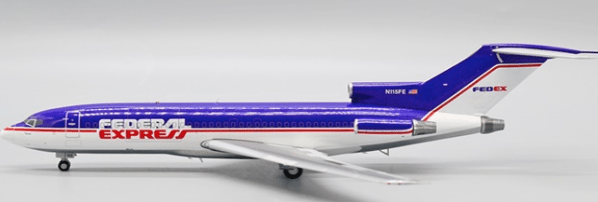 JC Wings XX20163 1:200 Fedex Boeing 727 - 100 "OC" "Polished" N115FE