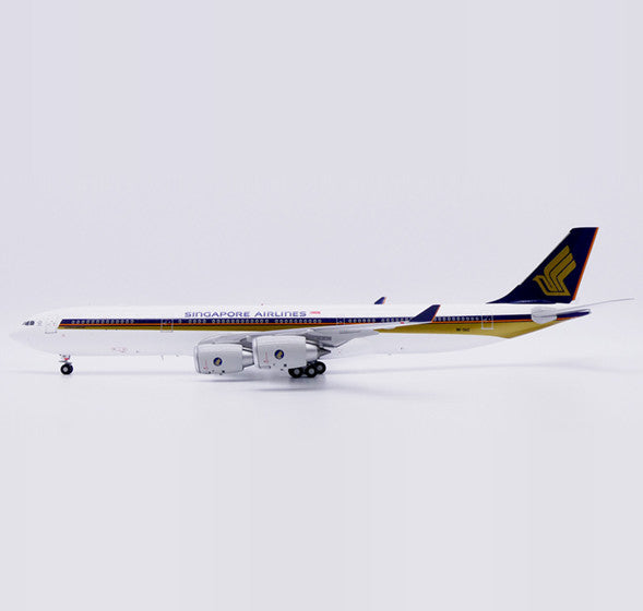 JC Wings 1:200 scale Singapore Airlines Airbus A340-500 "Old Titles" Reg: 9V-SGC diecast model airplane