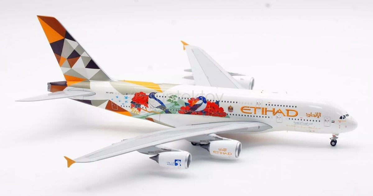 JC Wings XX2436 1:200 Etihad Airways Airbus A380 "Choose South Korea" Reg: A6 - APD