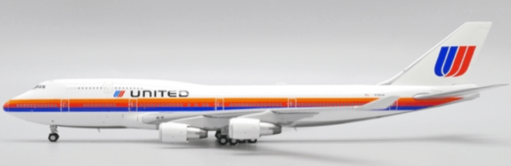 JC Wings XX40088 1:400 United Airlines Boeing 747 - 400 "Saul Bass" N185UA